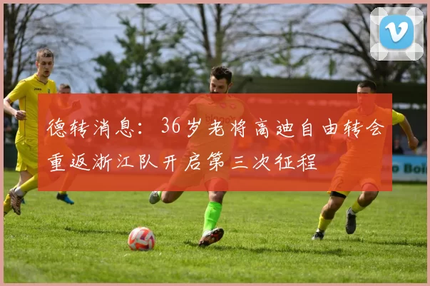 德转消息：36岁老将高迪自由转会重返浙江队开启第三次征程